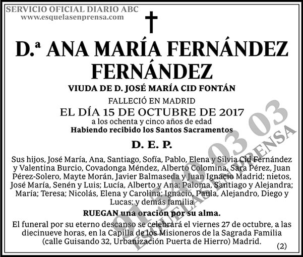 Ana María Fernández Fernández